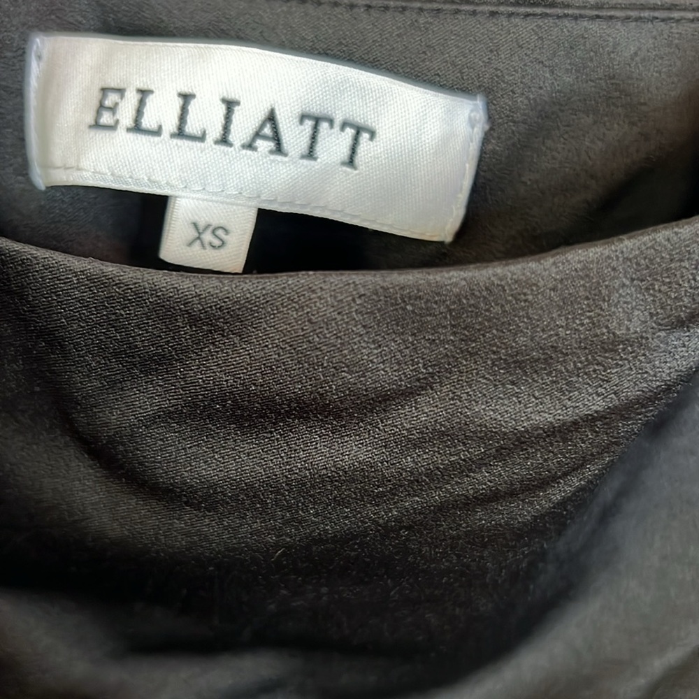 Elliatt Amari Satin Off The Shoulder Jumpsuit Size XS In Black - Picture 12 of 16